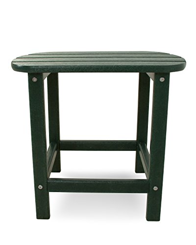 Polywood Sbt18Gr South Beach 18" Outdoor Side Table, Green #TOP4