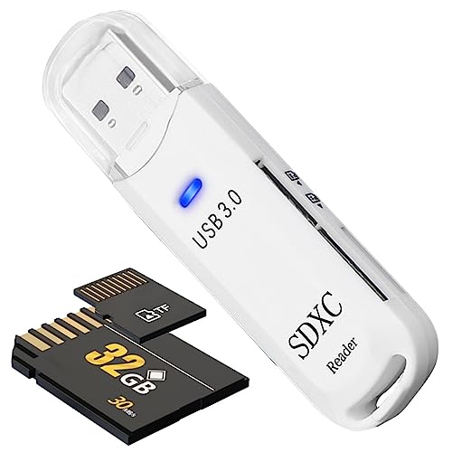 Firulab Chiavetta USB,Lettore di schede Multifunzionale 5 Gbps ad Alta velocità Nessuna Attesa | Accessorio elettronico Portatile con chiavetta USB per Tablet, droni, Monitor, televisori LCD