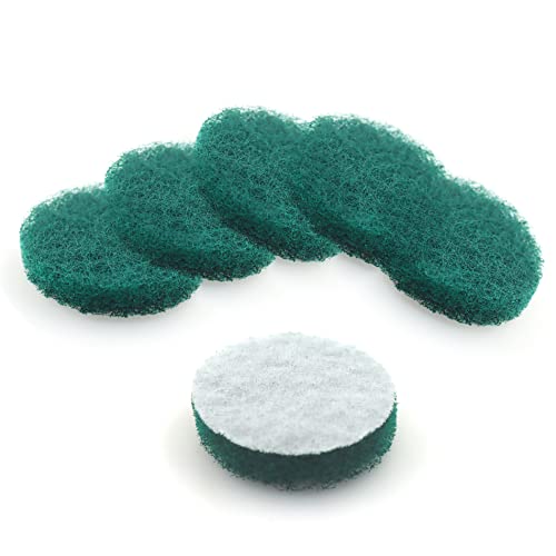 Image of Heavy Duty Scour Pads, Non-Scratch Scrub Sponges, ULIFESTAR 5PCS Dish Scrubber Scouring Pads, Dual-Sided Reusable Household Scrub Pads for Dishes,Dish Cleaning Tool,Kitchen Scrubbers & Metal Grills