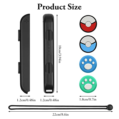 Vicloon Correa de Muñeca para Switch Gamepad, 1 Par Muñeca Switch Mando Accesorios con 4 Switch Mandos, Correa para la muñeca para Nintendo Switch Controller-Blanco - imagen 2