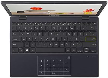 ASUS 11.6 inch VivoBook with Microsoft Office 365 - E210 11.6 inch Laptop (Intel Celeron N4020, 4GB RAM, 64GB eMMC, Windows 10) - Includes LED-NumberPad, Blue