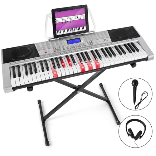 MUSTAR 61 Key Piano Keyboard with Lighted Keys