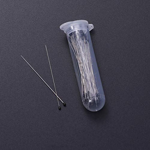 ULTECHNOVO Pinos para Insetos de 100 Peças de Aço Inoxidável para Dissecção de Entomologia Escolar 1