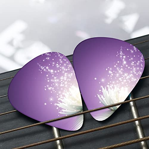 Médiators Guitare Lot de 12 Médiators Violet Fleur de Lotus Pour Guitare Électrique Guitare Acoustique Diverses Guitares - Les Beatles, Paul McCartney, John Lennon, RIngo Starr, George Harrison Médiators Guitare Lot de 12 Médiators Violet Fleur de Lotus Pour Guitare Électrique Guitare Acoustique Diverses Guitares – Image 7