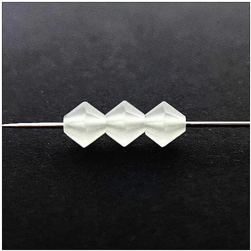 288 pcs Bicone PRECIOSA MC Bead Rondelle Xilion 5.7 x 6 mm, Matte Crystal