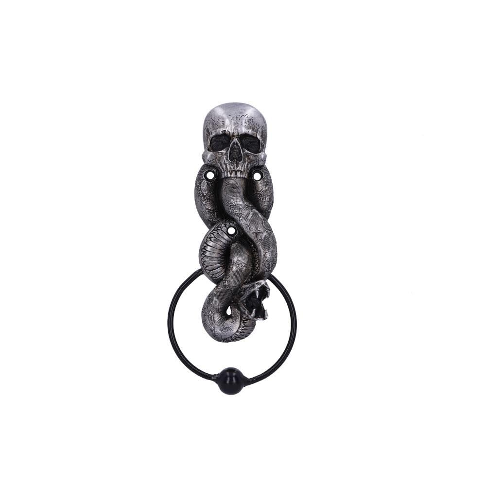 Nemesis Now Officially Licensed Harry Potter The Dark Mark Door Knocker 23cm, Silver