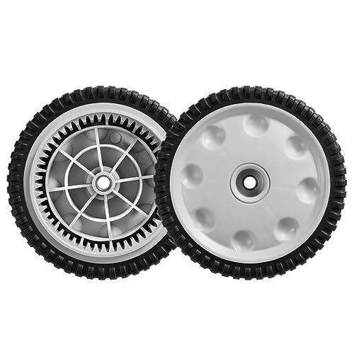 Front Drive Wheels Replaces for MTD  734-04018 734-04018A 734-04018B for Troy Bilt Tuff-Cut 210 TB210 TB230 TB240 Self Propelled Mower/Cub Cadet Stens 205-712 Lawn Mower Set of 2 - Antanker 734-04018C