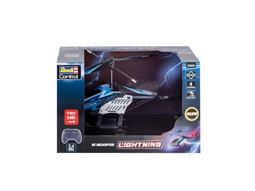 Revell Control 23806 RC Helicopter “Lightning” GHz 4CH With Precise 2.4 GHz Control, Multicoloured, 33 x 4.2 x 15.5 cm - Image 2