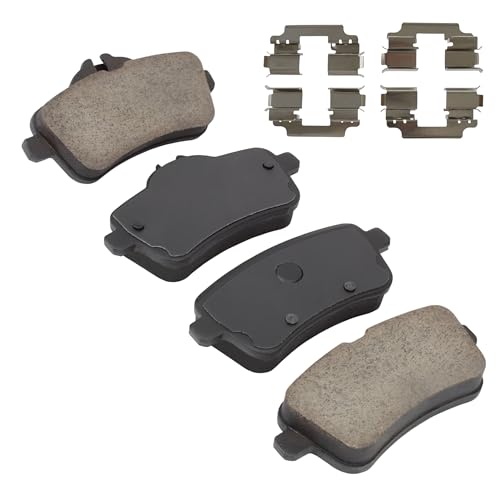 Image of QUALITY-BUILT Rear Ceramic Brake Pads, Premium 1001-1630AC, Compatible with 2016-2019 Mercedes-Benz (GLE300d,GLE350,GLE43 AMG,GLE450 AMG)
