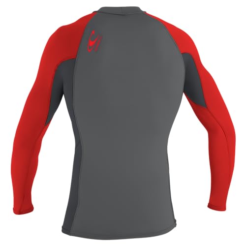 Image of O'Neill Youth Premium Skins Long Sleeve Rashguard, UPF 50+ Sun and Rash Protection, Buttery Soft Tight Fit