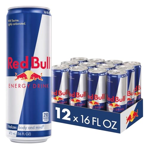 Red Bull Energy Drink with 151mg Caffeine plus Taurine & B Vitami...