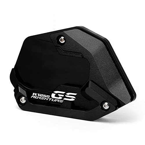 Modeer For R1250GS Adventure 2018-2023 (Low Suspension) Motorcycle CNC Support Extension Plate Kickstand Side Stand Pad r 1250 gs adv r1250gsa Accessories (black) by Modeer - Image 5