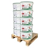 peinture blanc satin promo Avec un seau de 12,5 litres on peut peindre env. 80 m2 | Rendement : env. 150 ml/m2