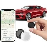 2er-Pack Tracker Tag[Apple MFi-Zertifiziert] Koppeln mit Apple Find My (nur iOS) Bluetooth Smart Tracker Tag Gegenstandsfinder Schlüsselfinder wasserdicht Weltweites Tracking für Haustier Geldbörse