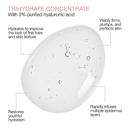 Serovital Beauty Trihydrate Concentrate - 3% Hyaluronic Acid - 3 Forms - Anti Aging Serum For Women - Pure Hyaluronic Acid - Deep Hydration Serum For Face - Prep For Skincare Regimen- Facial Hydration #TOP5