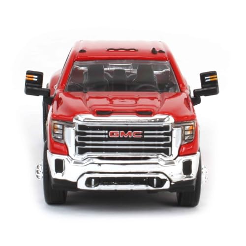 Camión 1/64 GMC Sierra 3500HD Pro Dually 2022 Rojo miniatura 6