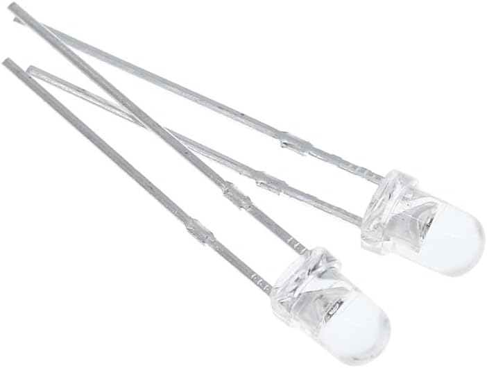 F3 Ultra Bright 3MM Round Water Clear Green/Yellow/Blue/White/Red LED Light Lamp Emitting Diode Dides Kit (Color : 10pcs White)