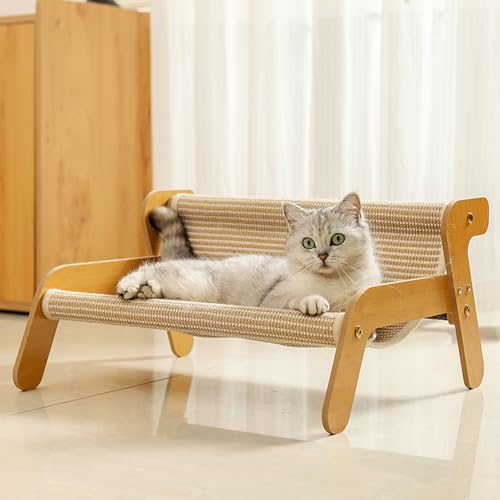 Griffoir pour chat et espace de grattage pour salon serein