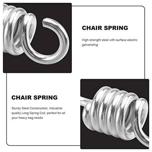 Yardwe 2Pack 440Lbs.capacity Hammock Chair Spring Heavy Duty Hammock Swing Spring For Porch Swing,Hanging Chairs Stainless Steel Extension Spring (6.7Mm) #TOP4
