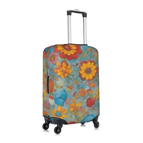 Bright Color Tsa Approved Luggage Cover For 18-32 Inch Suitcases Scratch-Resistant Stretch Luggage Cover3
