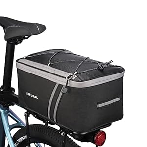 JXFUKAL Rear Bike Rack Bag with Rain Cover, 7L/9L/10L/12L JXFUKAL Rear Bike Rack Bag with Rain Cover, 7L/9L/10L/12L