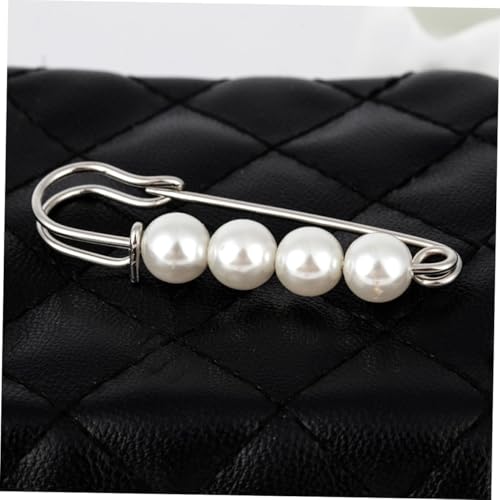Broche perle pour écharpe et châle | Accessoire de mariage raffiné - 2