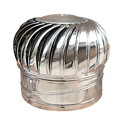 Capot de ventilation rotatif en acier inoxydable anti-refoulement - 2