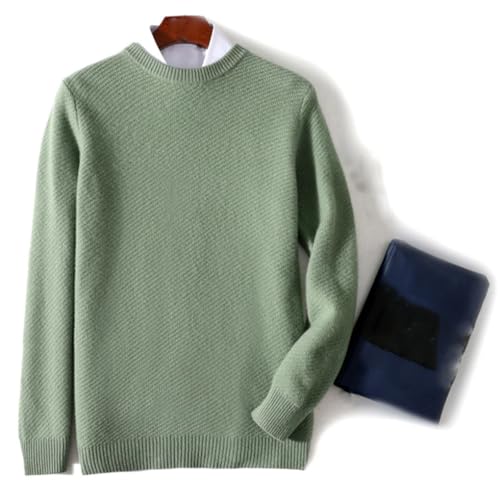 Men's Sweater Round Neck Loose Warm Pullover Plus Size Knit Tops2