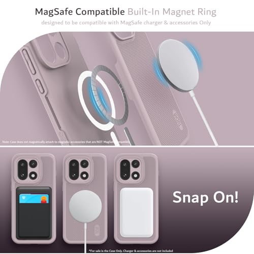 Image of TUDIA MergeGrip [Magsafe Compatible] for OnePlus 15 5G Back Cover (2025) - [Military Grade Drop Tested] Dual Layer Shockproof Slim Rugged Heavy Duty Tough Protective Phone Case - Purple