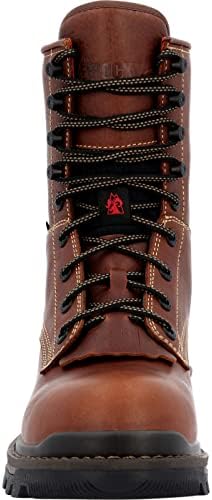 ROCKY Rams Horn Logger Waterproof Composite Toe Work Boot Size 10(M) | Image 2