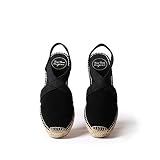 Women's suede espadrille - TONA - Black, 41 EU