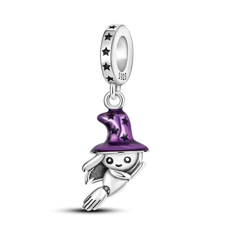 Abalorio de plata de ley 925 auténtica con diseño de animal elegante para pulseras