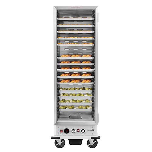 Koolmore KM-CHP36-SNGL 33 Inch Commercial Non-Insulated Glass Door Heated Holding/Proofing Cabinet cover