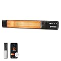 BrewVox 1500W Carbon Infrared Electric Outdoor Patio Heater, 9 Level Instant Warmth, Smart App-Controlled Remote On/Off, IP65 Weatherproof, 24H Timer for Living Room, Bedroom, Garage
