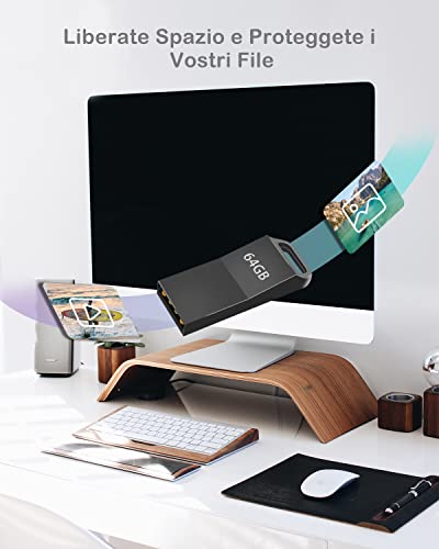 Probuk Chiavetta USB, Pen Drive 64 GB, USB Flash