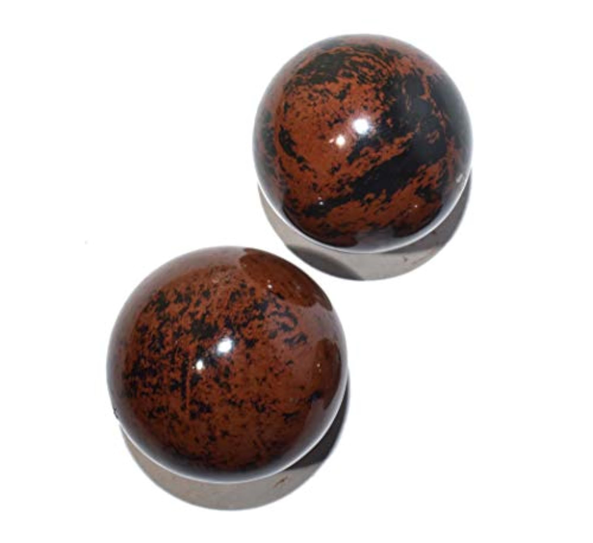 Mahogany Obsidian Chakra Balancing Sphere, Natural Healing Stone
