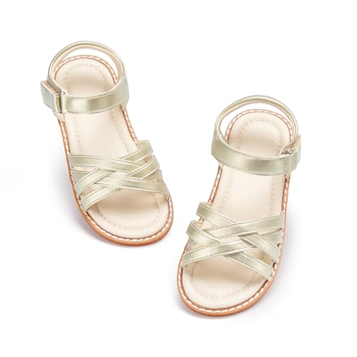 Image of ESTINE Girls Sandal Dress Shoe for Toddler /Little Kid Party School Shoe