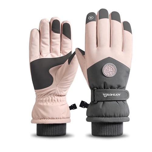 Adultos Luvas À Prova Dwaterproof Inverno Esqui Quente Tela Sensível Toque Manter Quente Esportes Ar
