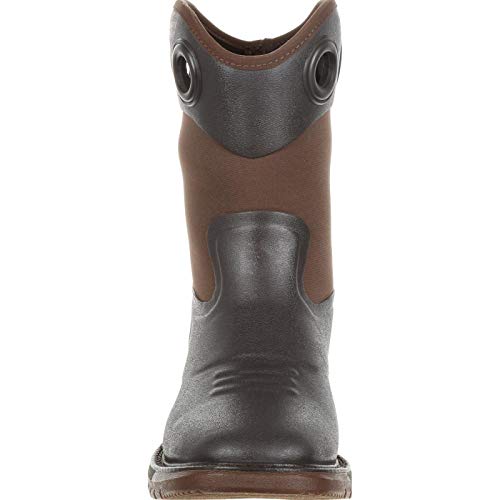 Rocky Men's Waterproof Original Ride Flx Western Work Boot Square Toe Dark Brown 13 Ee Us #TOP2