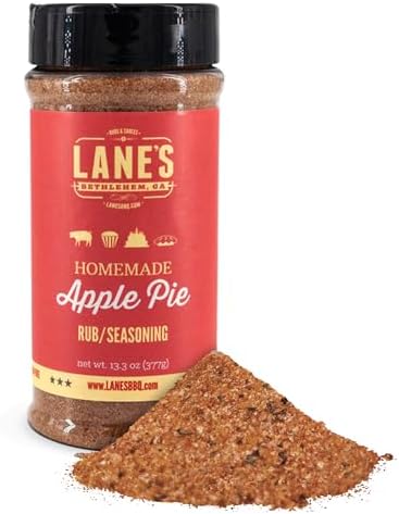 Lane's Desserts Apple Pie Seasoning, All-Natural Homemade Savory Apple Spice Seasoning for Apple Pie, Cookies, Ice Cream, Popcorn & More, No MSG, No Preservatives, Gluten-Free, Made in USA, 13.3 Oz