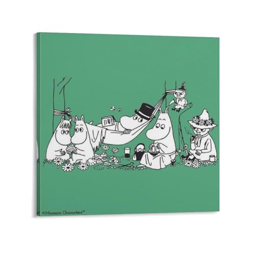 ムーミン公式ウェブショップNEW OPEN 絵画 ポスター 印刷 ウォールアート リビング ダイニングルーム ベッドルーム 壁飾り 壁の絵12x12inch(30x30cm)のサムネイル