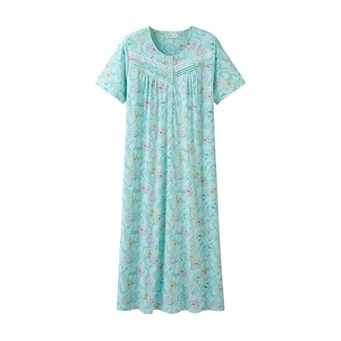 Keyocean Women's Cotton Nightgown Cover