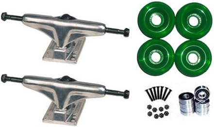 Frontage Pro Silver Skateboard Deck Trucks Package
