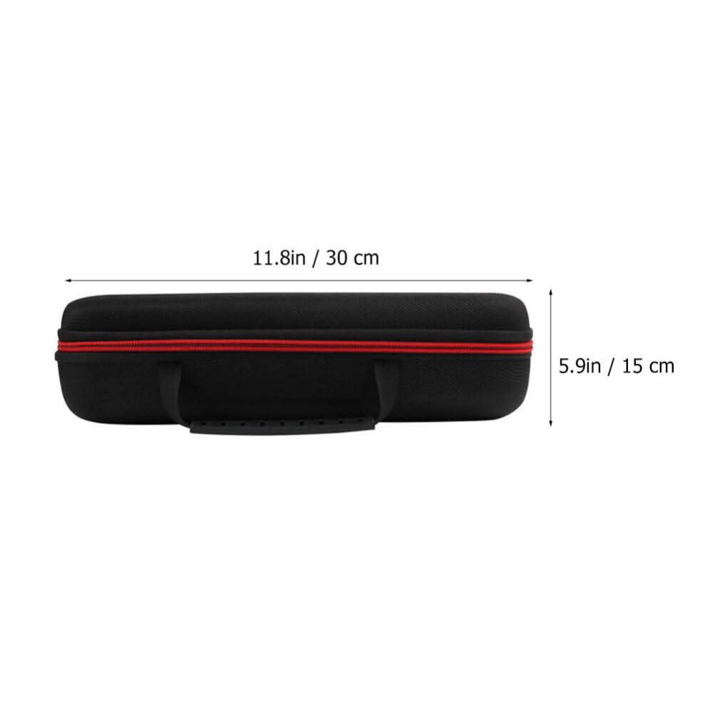 MAGICLULU Microphone Storage Box 1Pcs Case Dual Mic Bag Portable Handheld Mic Storage Bag with Classic Zipper Carrying Travel Case Hard Pouch Pouch for Travel and Organization - Image 4
