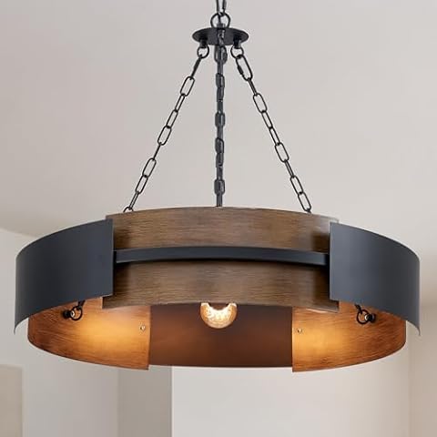 Avzkcy 26-Inch Farmhouse Chandelier Cover