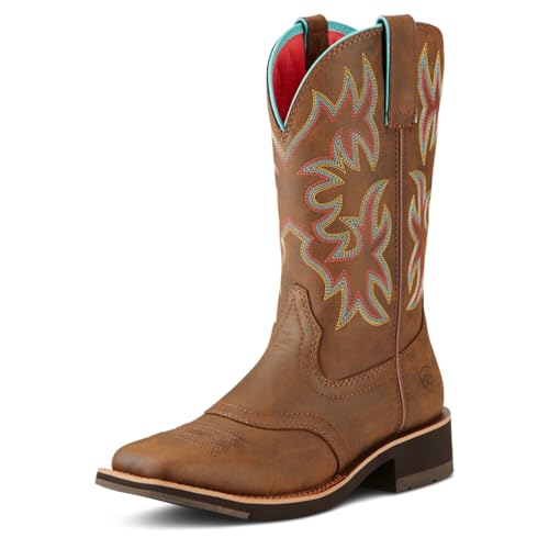 Ariat Delilah Leather Western Boots - Women’s Comfortable Cowgirl Boot