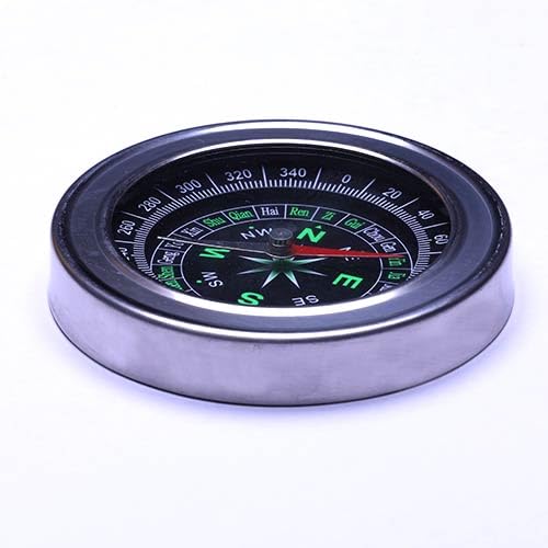 Chockar Vastu Compass Stainless Steel Directional Magnetic Compass (Black)