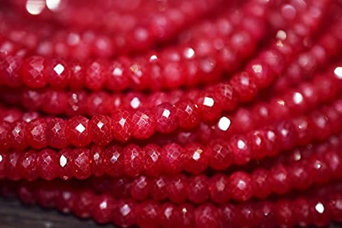 Rubis naturel micro rondelles pour concevoir un bijou chargé d'histoire