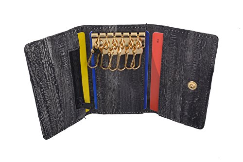 MARSHAL Eel Skin Soft Leather Key Case Wallet3