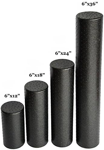 Miniatura 4 de Signature Fitness Rodillo de espuma redondo de alta densidad para ejercicio, masaje, recuperación muscular, varios tamaños